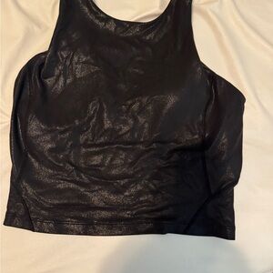 Lululemon Athletica Shimmering Black Tank Top